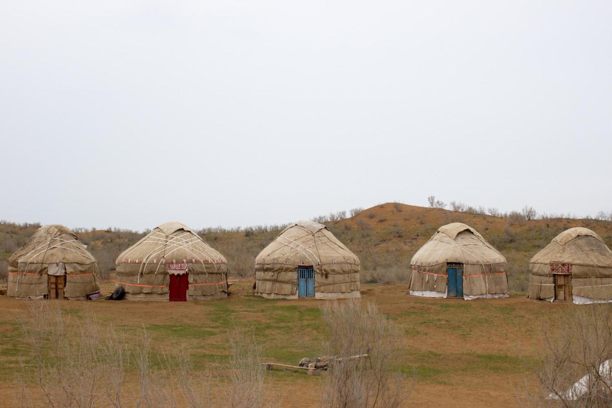 Authentic Uzbek Yurt Camp Eco-Friendly Hotel Nurota Eksteriør billede
