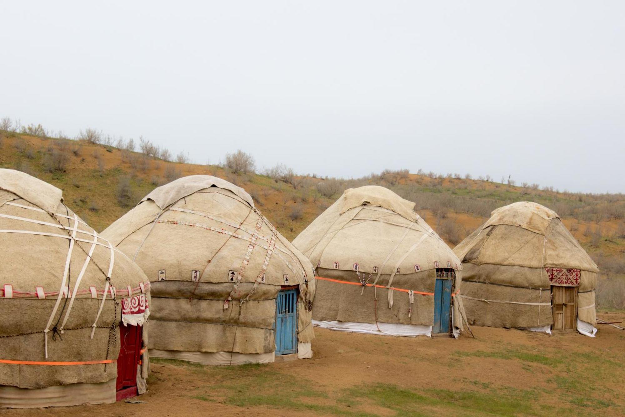 Authentic Uzbek Yurt Camp Eco-Friendly Hotel Nurota Eksteriør billede