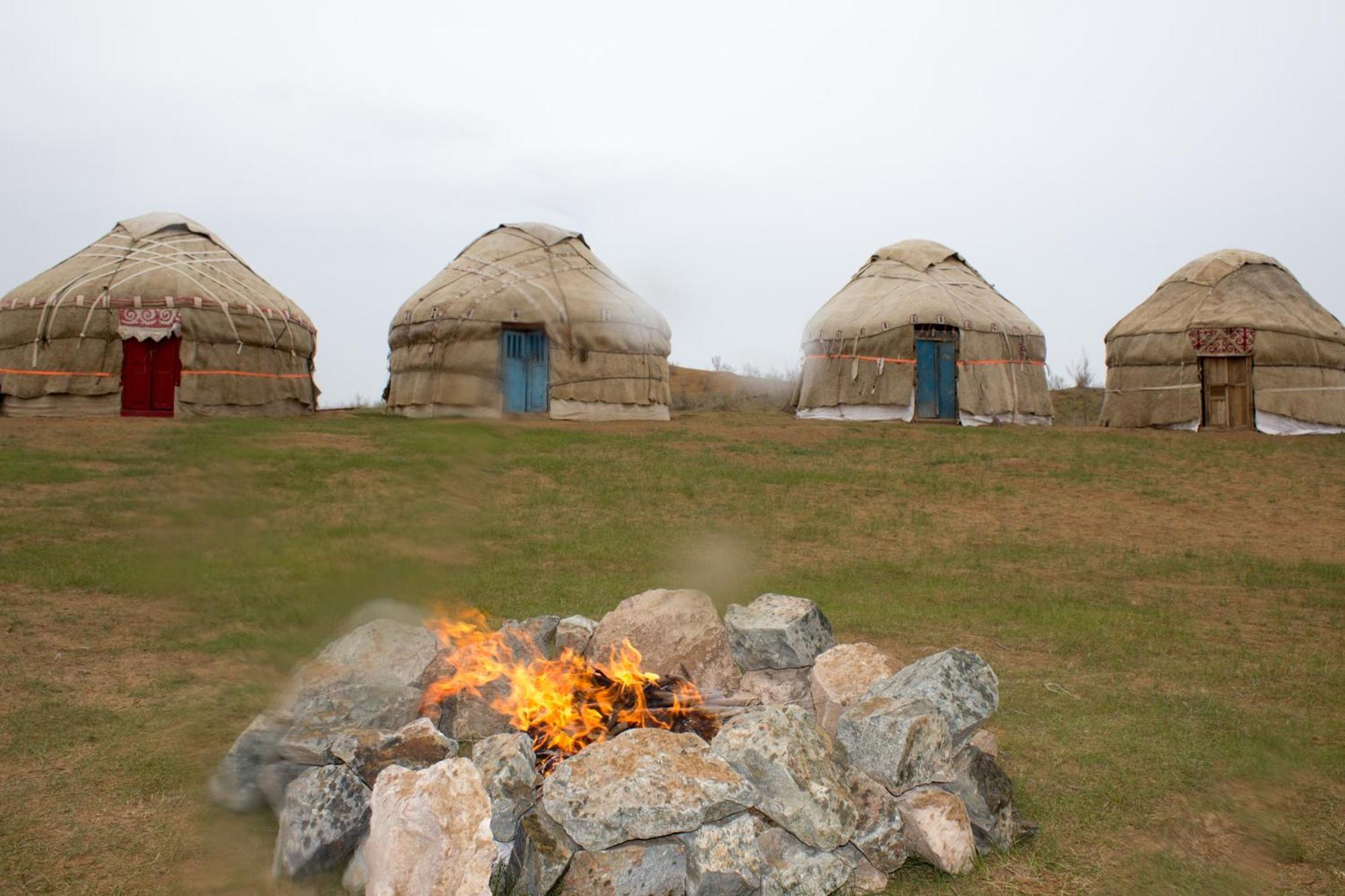 Authentic Uzbek Yurt Camp Eco-Friendly Hotel Nurota Eksteriør billede
