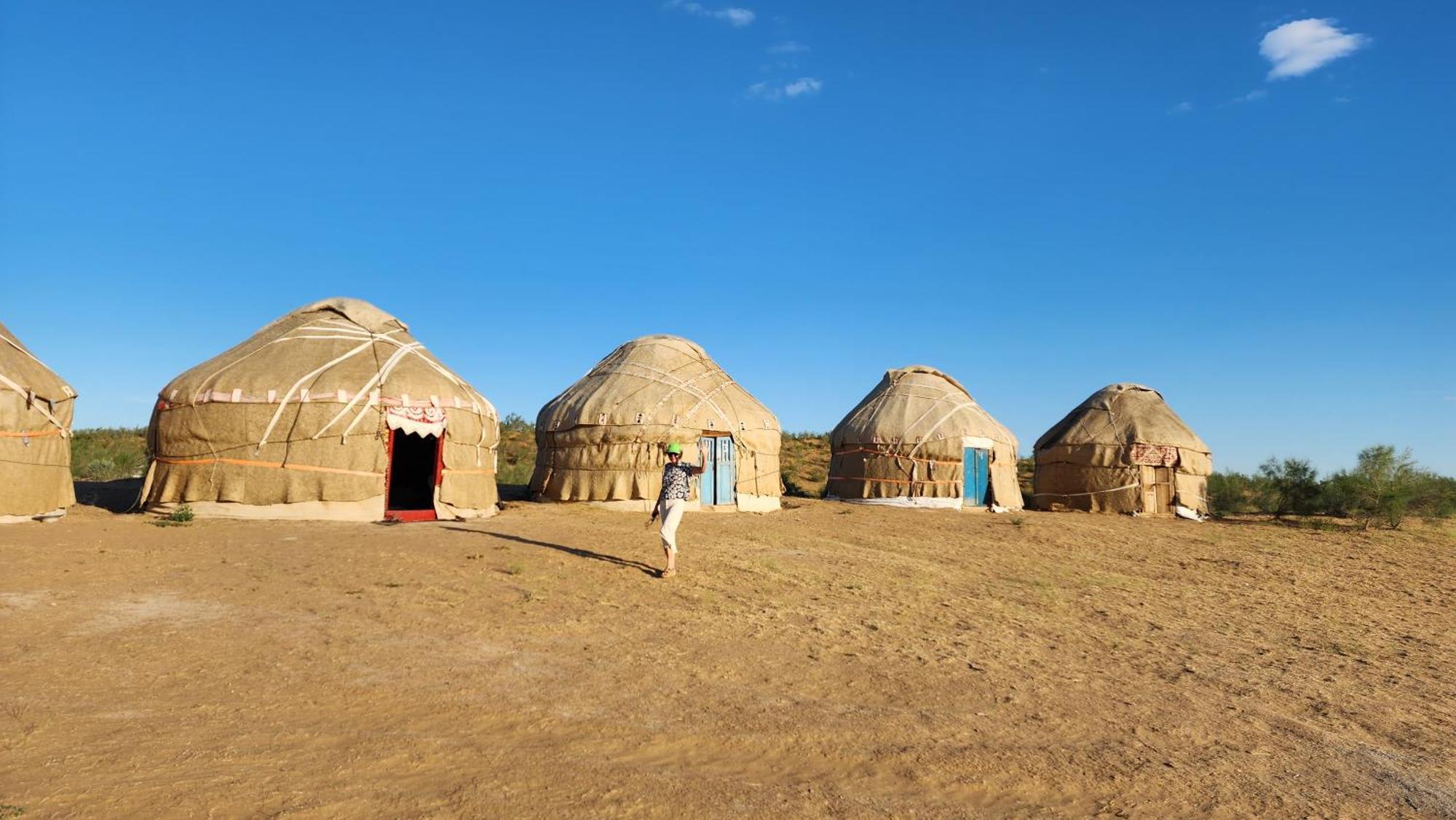 Authentic Uzbek Yurt Camp Eco-Friendly Hotel Nurota Eksteriør billede