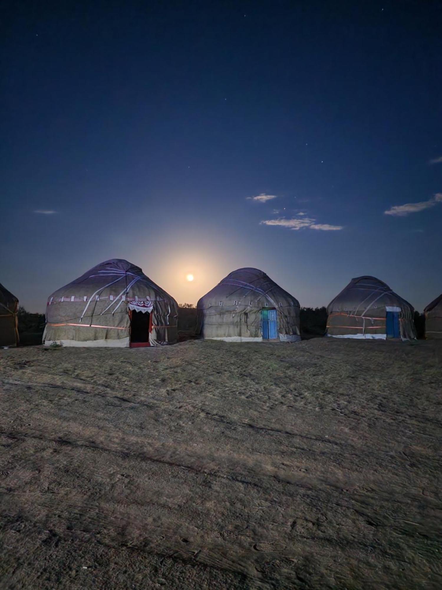 Authentic Uzbek Yurt Camp Eco-Friendly Hotel Nurota Eksteriør billede