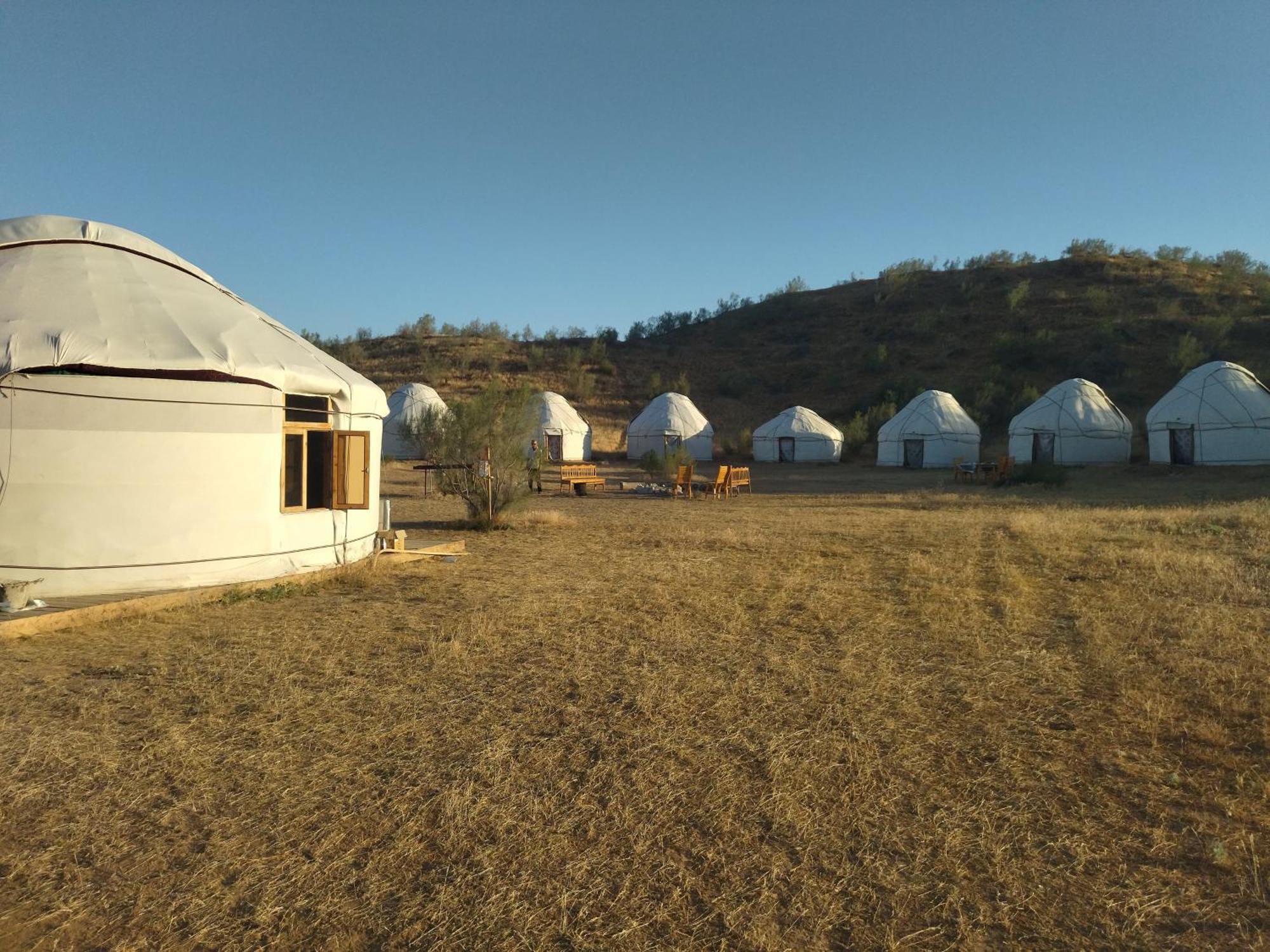 Authentic Uzbek Yurt Camp Eco-Friendly Hotel Nurota Eksteriør billede